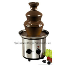 Three Tiers Stainless Steel Chocolate Fondue Fountain Machine